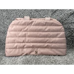 Victoria's Secret Quilted Duffle Bag Pink Color New With Tags